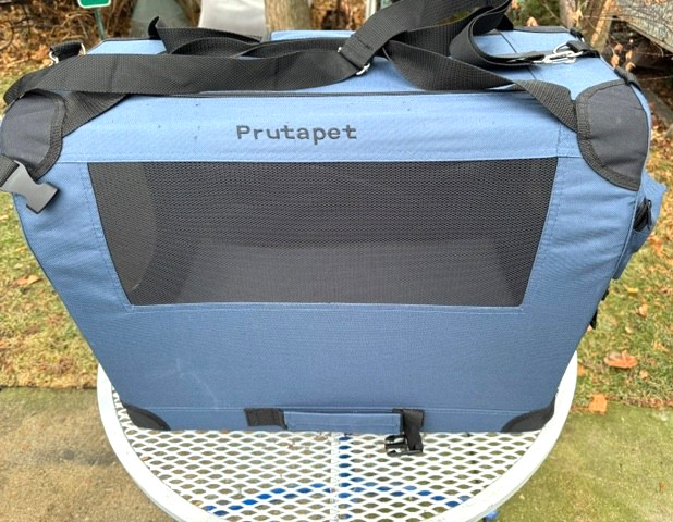 Prutapet Large 24" Pet Carrier Cats Sm. Med. Dogs Collapsible Travel Pre-Owned