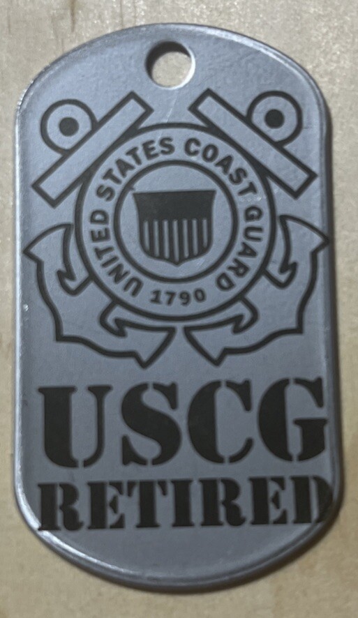 USCG Retired Dog Tag
