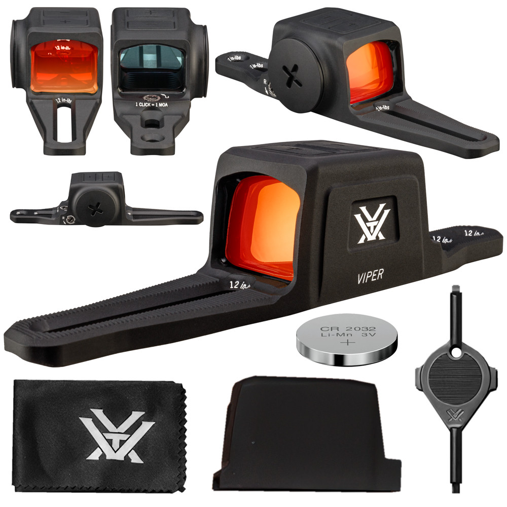 Vortex Optics Viper SG Enclosed Micro Red Dot Sights - 3 MOA Red Dot