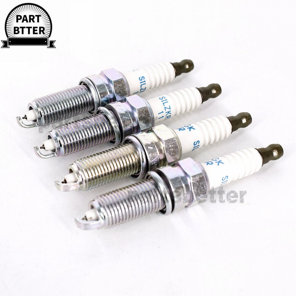 4X OEM UF816 Ignition Coil + NGK Spark Plug for 17-22 Kia Hyundai Elantra Sonata