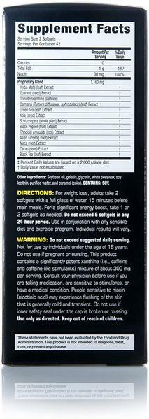 Basic Research Zantrex Black Softgels, 84 Count, 2 Pakcs