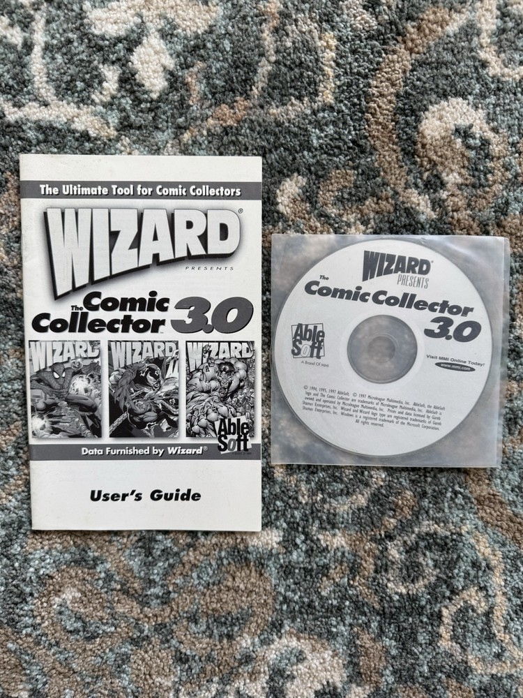 Wizard Comic Collector 3.0, Windows PC CD-ROM, Comic Book (1997)