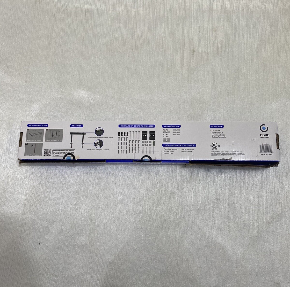 Core Innovations Low Profile TV Mount 23-65"