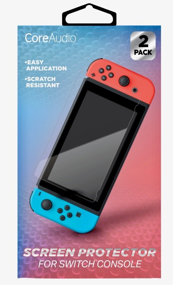 CoreAudio Screen Protector for Nintendo Switch Console, Pack of 2