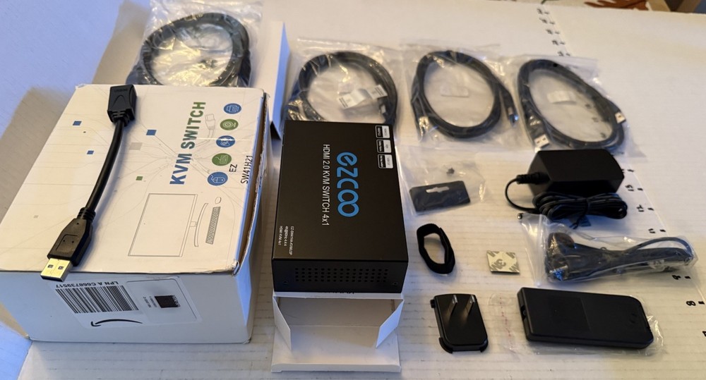 HDMI 2.0 KVM Switch 4x1