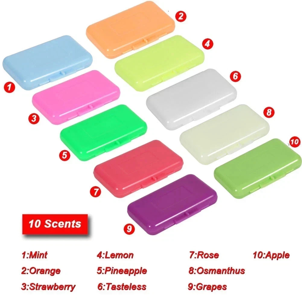 250Pcs Dental Orthodontics Ortho Wax 10Fruit Scent Braces Gum Irritation 50Packs