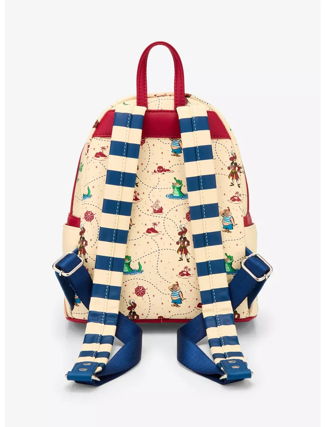 Loungefly Disney Peter Pan Captain Hook Ship Wheel Rotating Mini Backpack