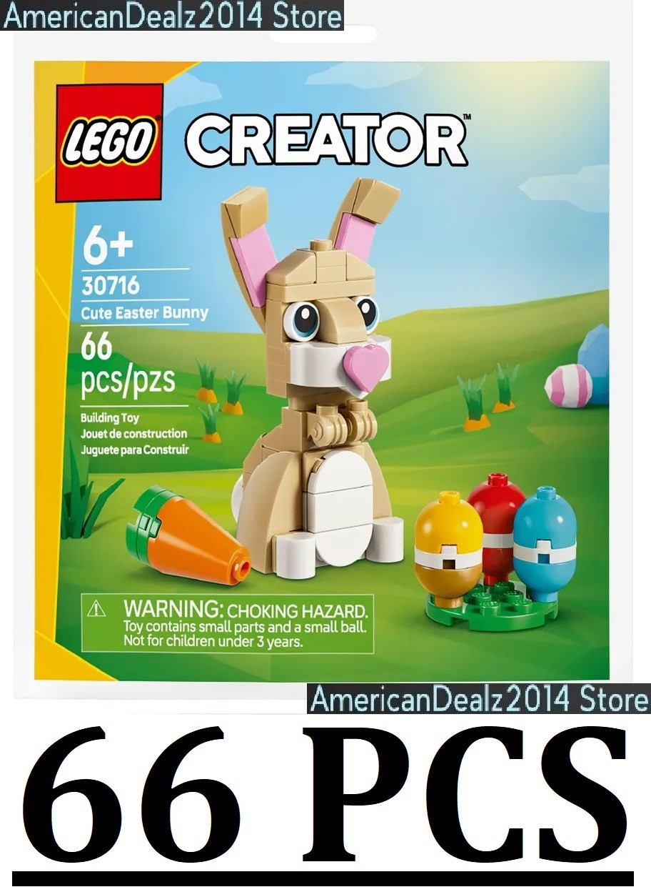 LEGO 30716 Creator Cute Easter Bunny Building Toy Set NEW