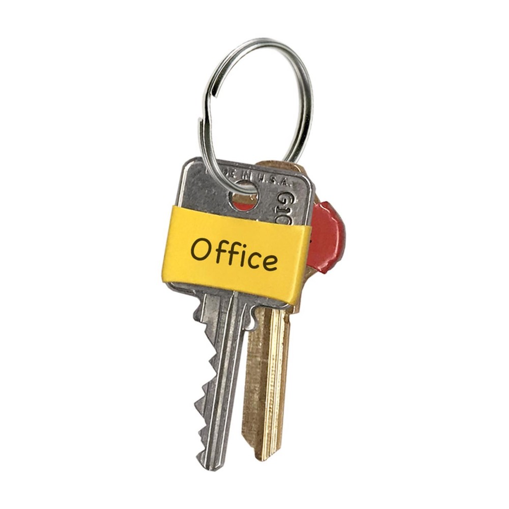 Key-Write 17104 Assorted Color Plastic Key Sleeve Medium