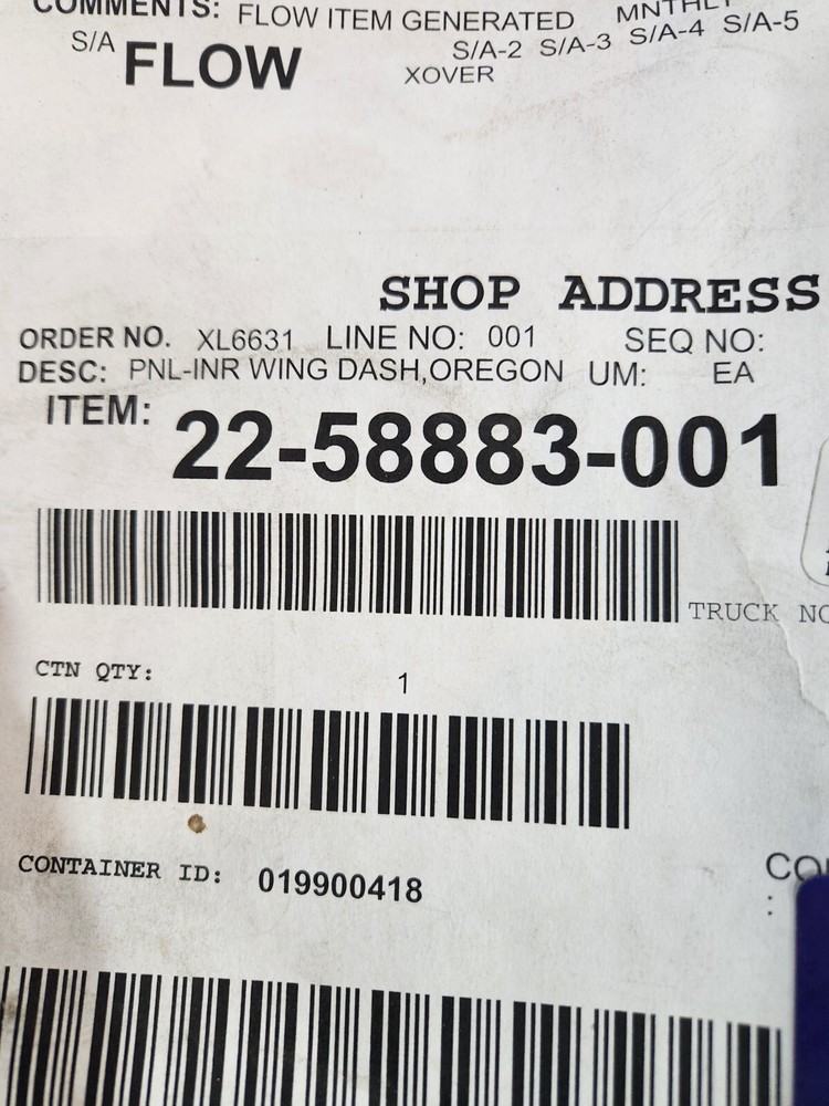 Freightliner 22-5883-001 Dash Switch Instrument Panel