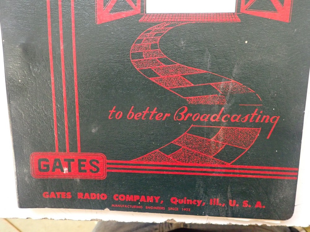 Original Gates " Studioette " Model M5381 Broadcast Console Instruction Manual