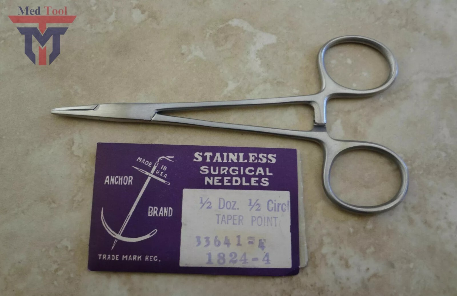 Pack Of 6 Pcs Suture Needle 1/2 Circle # 1 Surgical Instruments