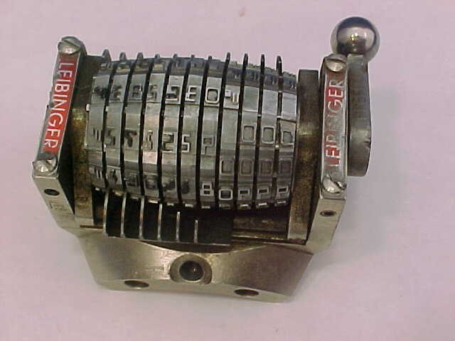 LEIBINGER NUMBER MACHINE NUMERATOR backward SG