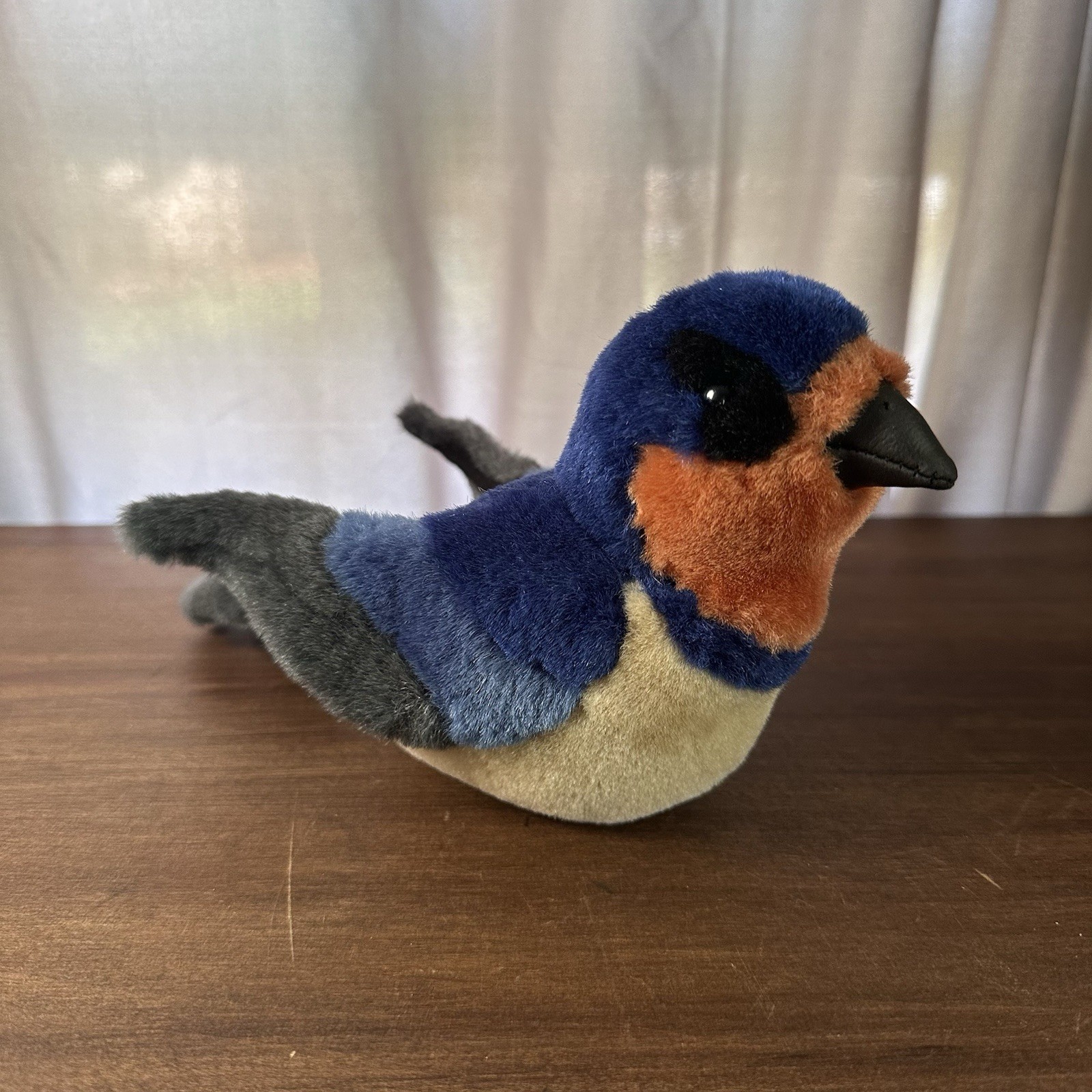 Audubon Wild Republic Realistic Bird Plush Makes Chirp Sound Barn Swallow