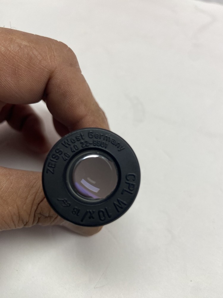 Zeiss microscope Objective CPL W 10x/18, West Germany