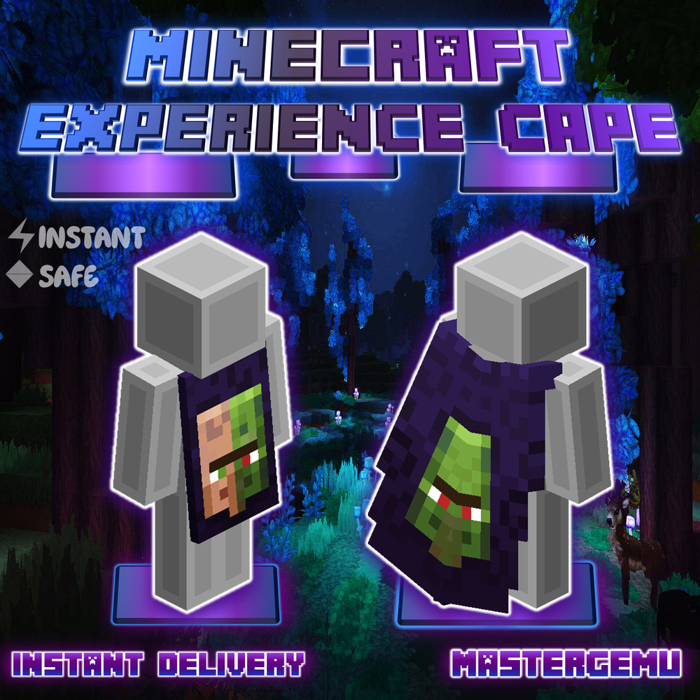 Minecraft Experience Cape - AUTOMATED INSTANT DELIVERY - Java & Bedrock