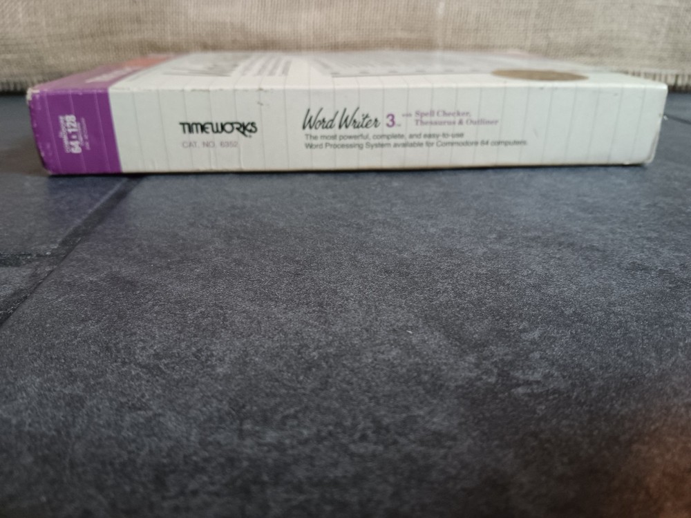 Commodore 64 Timeworks Word Writer 3 Computer Software Tested/Works