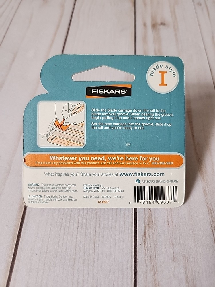 Fiskars Replacement Blade Carriage 2 Pack Style I