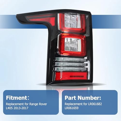 Left Side Tail Light Replacement for Range Rover L405 2013-2017 Rear Tail