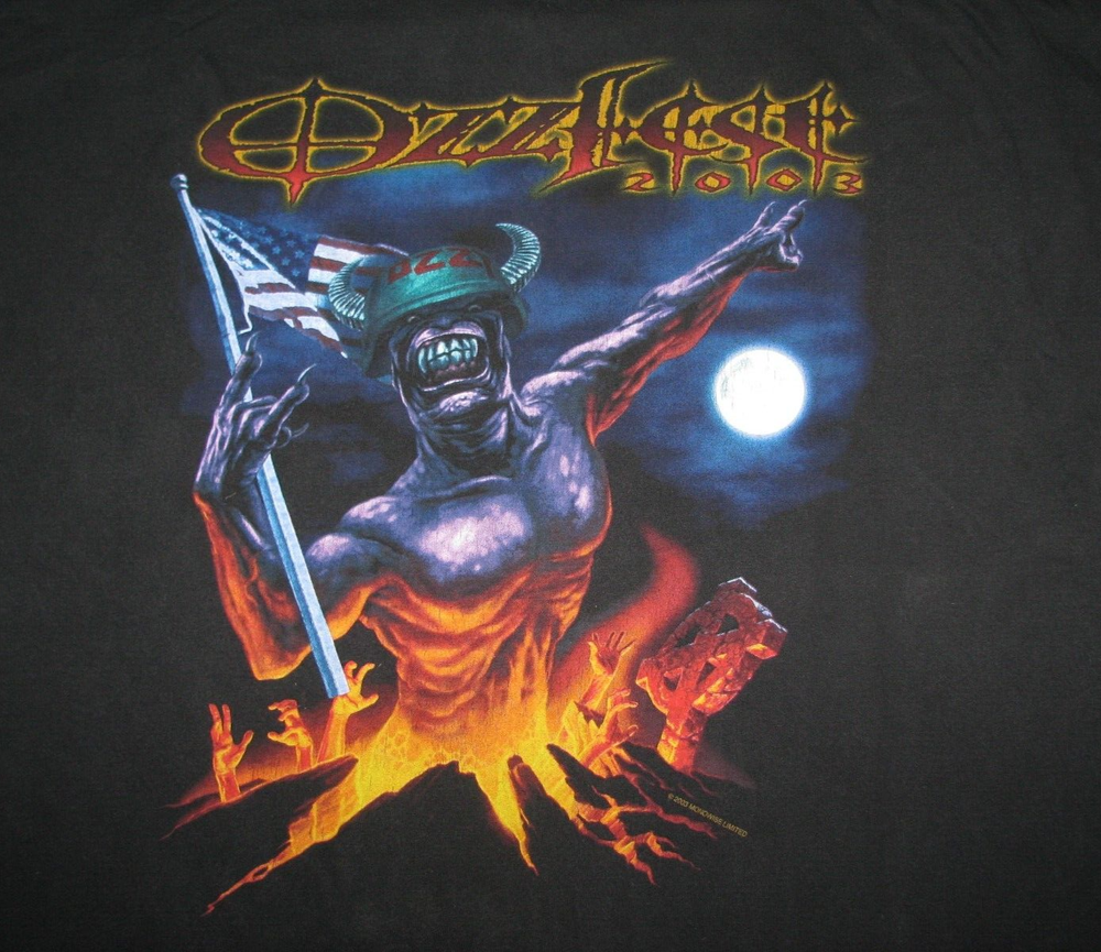 Men's Vintage (XXL) OZZFEST 2003 (Ozzy Osbourne, Marilyn Manson) T-Shirt