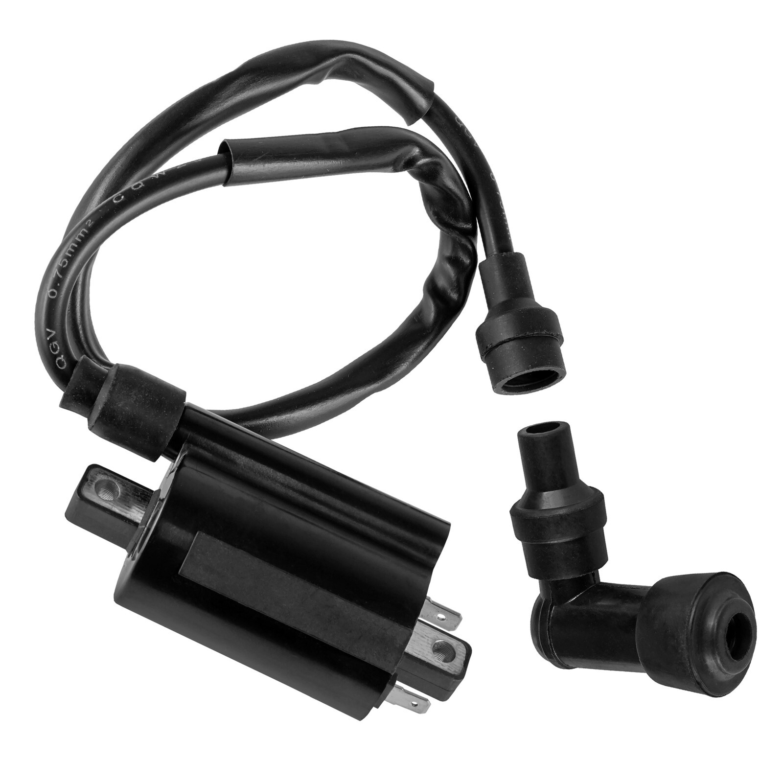 Ignition Coil w/ Spark Plug Boot Cap for Kawasaki KAF620 Mule 4010 Trans 2009-21