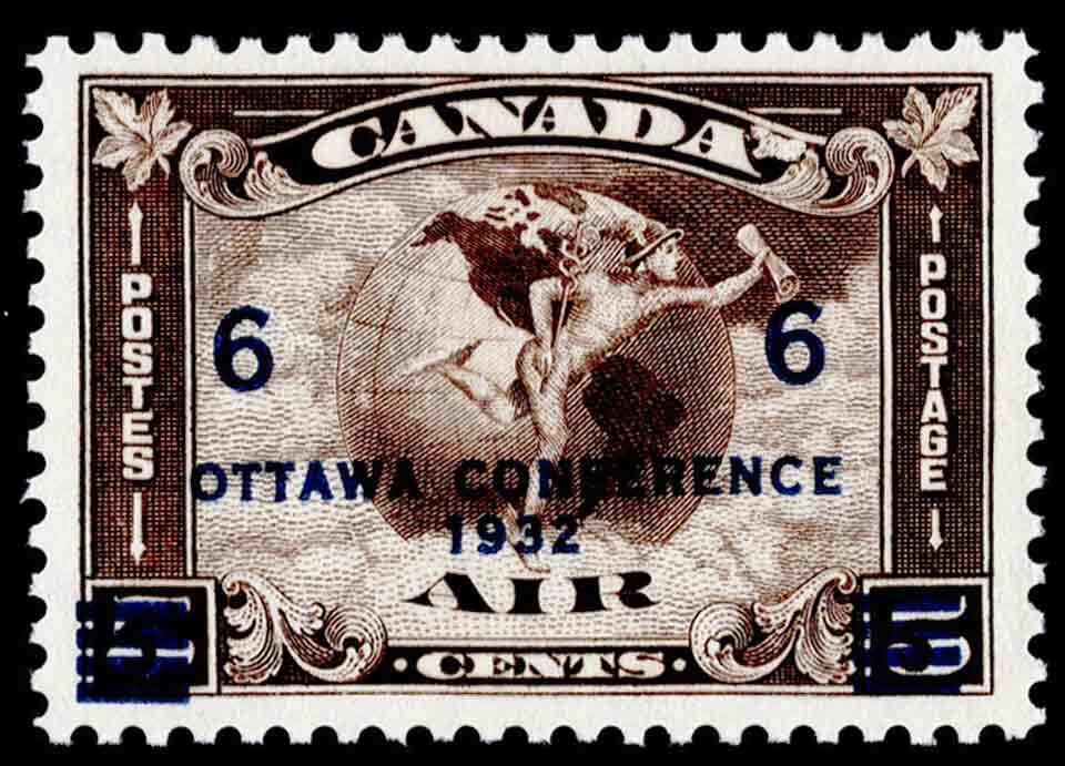 Canada Scott C4 Mint never hinged.