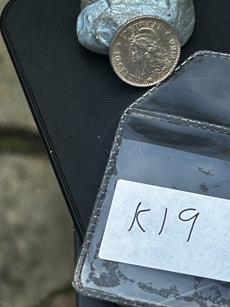 1882 Argentina Silver 10 Centavos ref. K 19