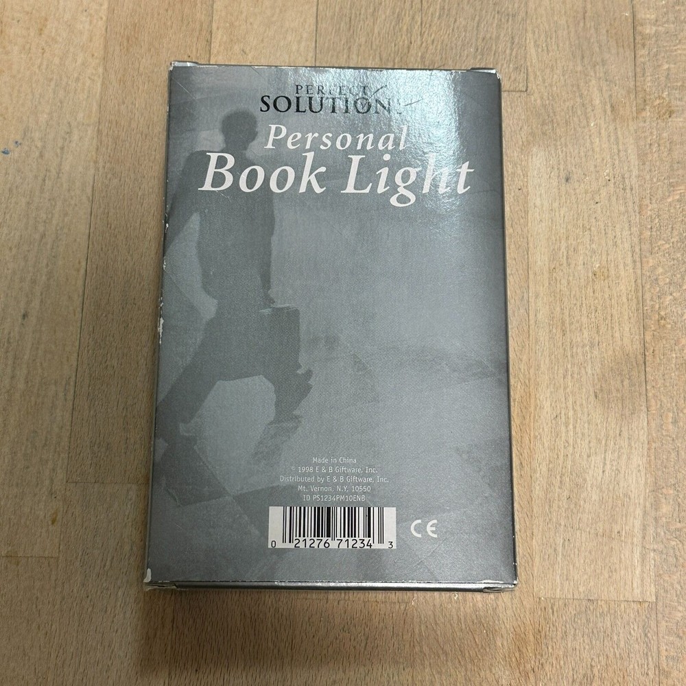 Perfect Solutions Personal Book Light Compact Portable Reading Aid Silver