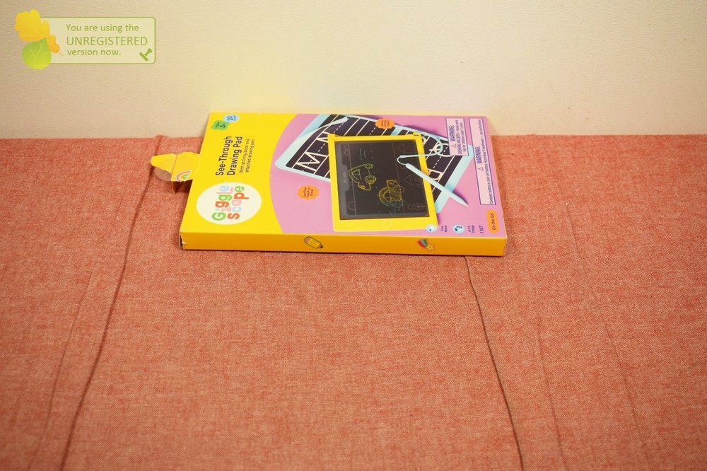 Gigglescape See Through Drawing Pad- Yellow