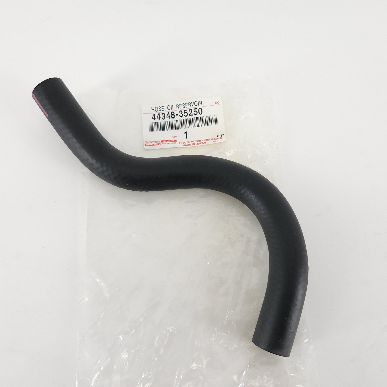 Genuine OEM Toyota Lexus 44348-35250 Power Steering Hose Reservoir to Pump