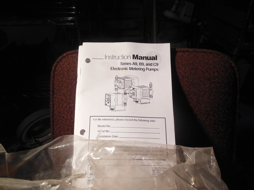 LMI Milton Roy C931-313SP microprocessor dosing pump