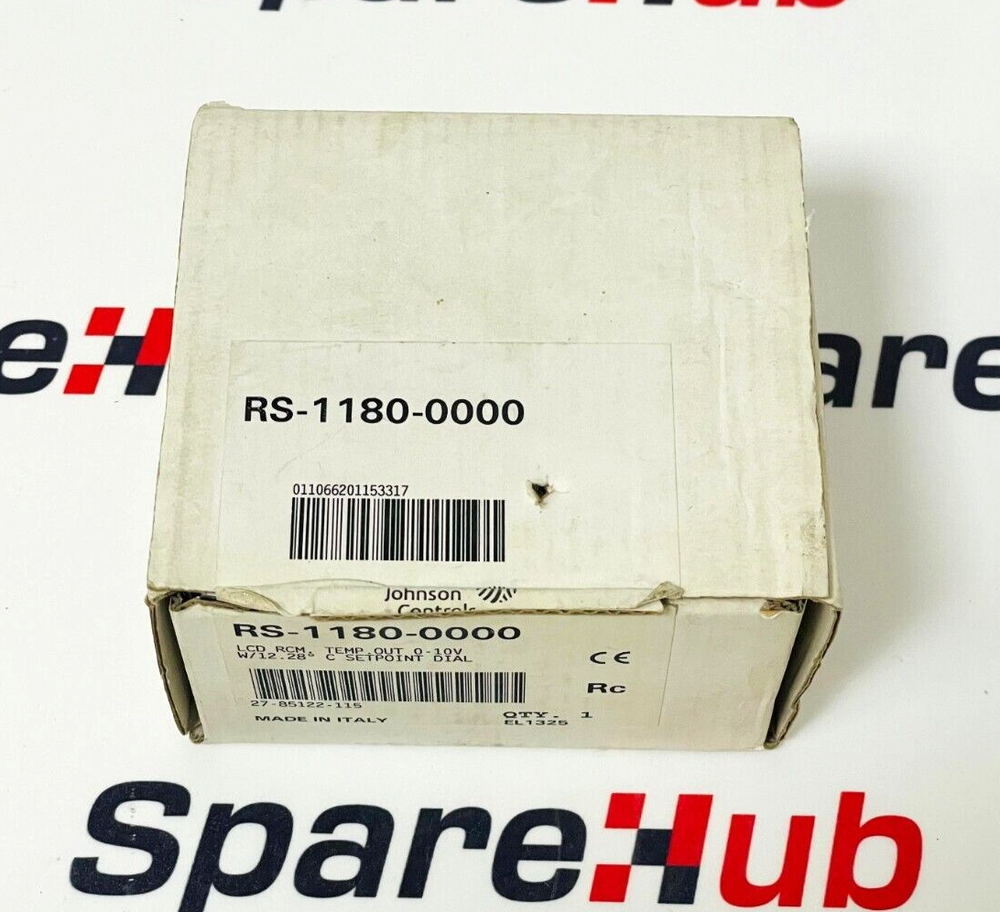 JOHNSON CONTROLS RS-1180-0000 Thermostat