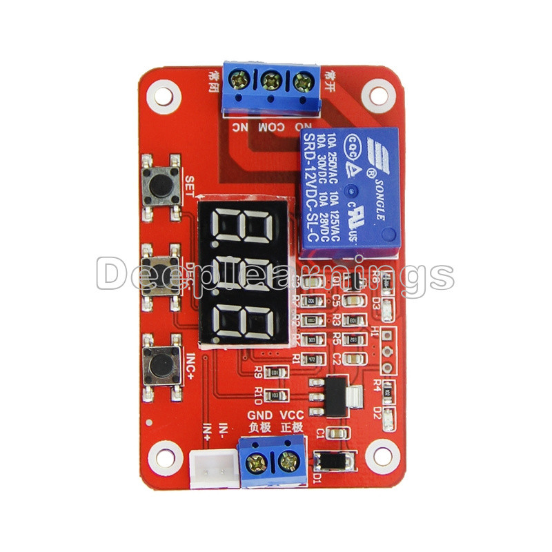 DC 12V Relay Switch Control -20 to100℃ Digital Temperature Display Module Sensor