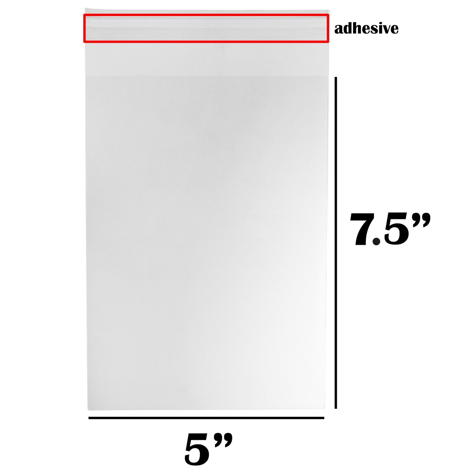 100pc Clear Flat Re-Sealable Food Grade Cellophane Bags for food/storage