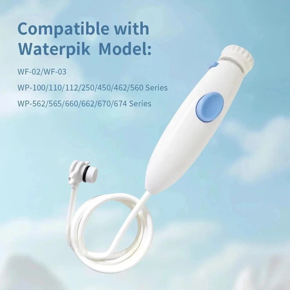 Replacement Hose & Handle Parts for Waterpik Water Flosser WP-100W WP-112W 130W