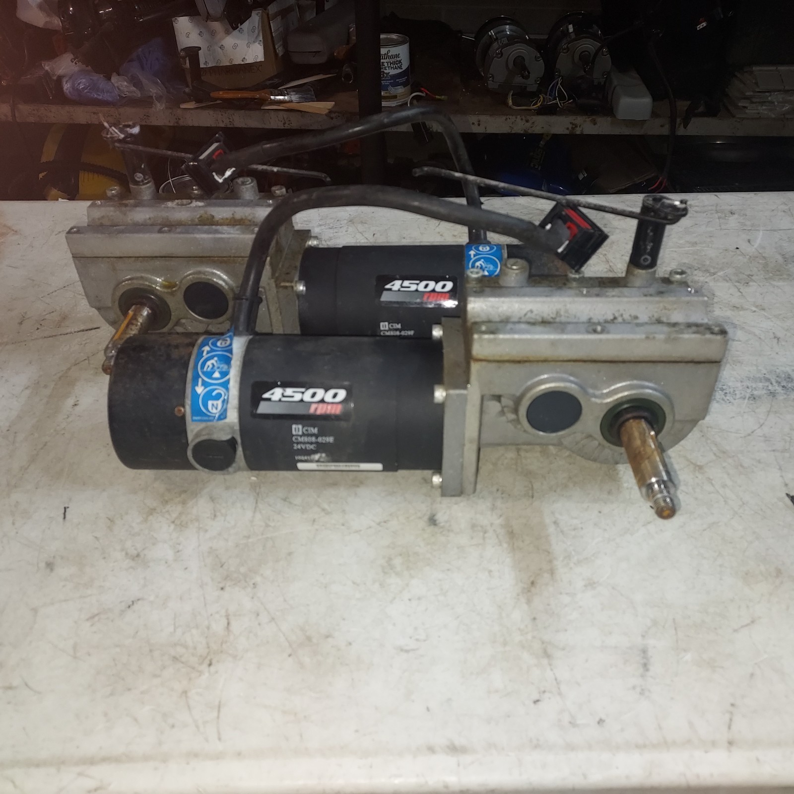 Pride Jazzy 600 Power Wheelchair Motor Gearbox 4500RPM CM808-029E CM808-029F