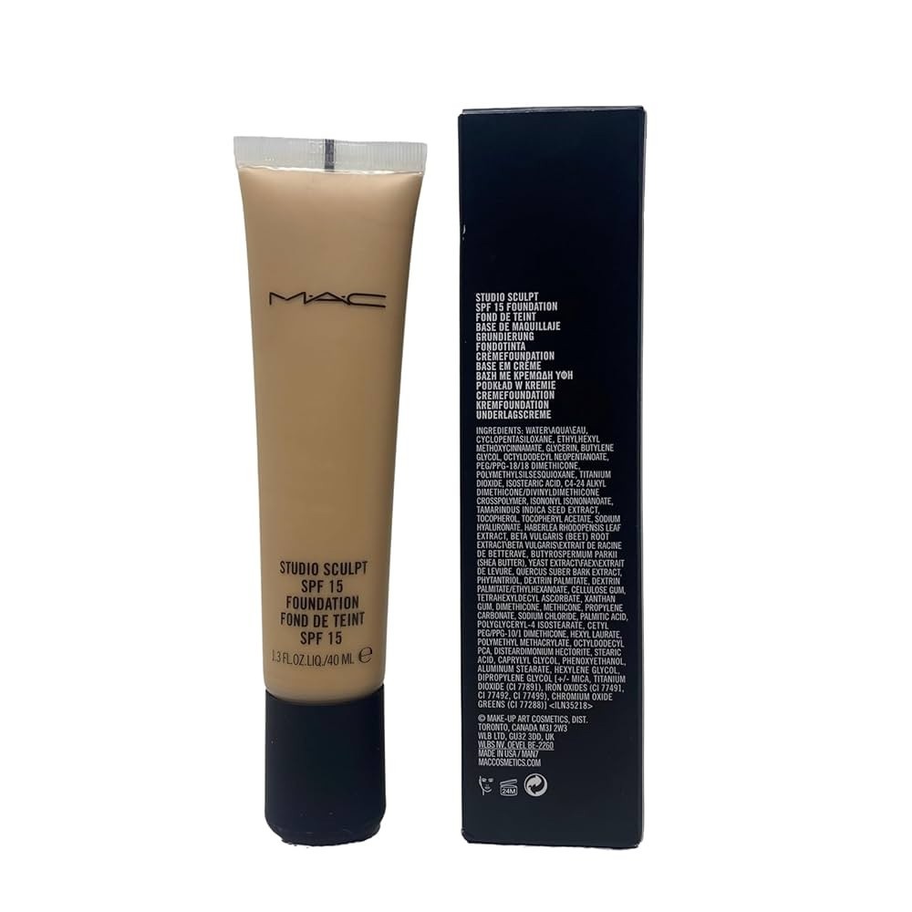 MAC STUDIO SCULPT SPF 15 FOUNDATION LIQUID MAKEUP 1.3 OZ / 40 ML RARE HTF NIB