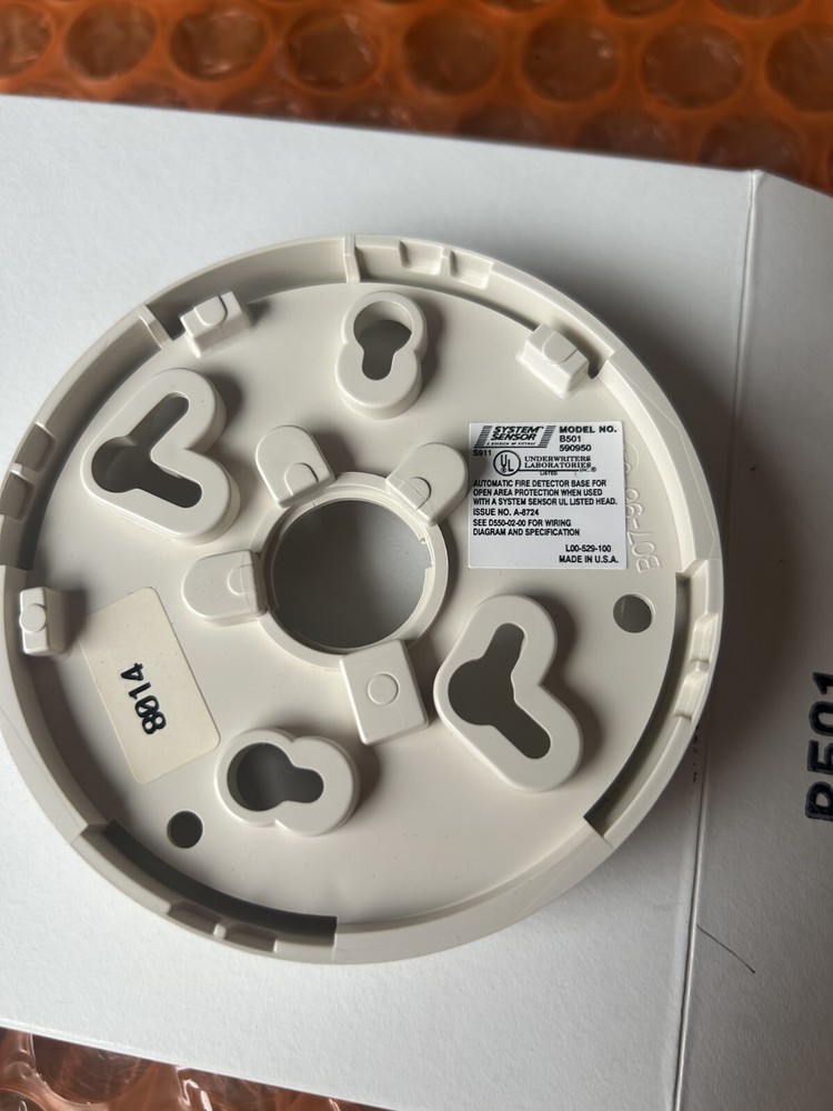 System Sensor B501 Smoke Detector base