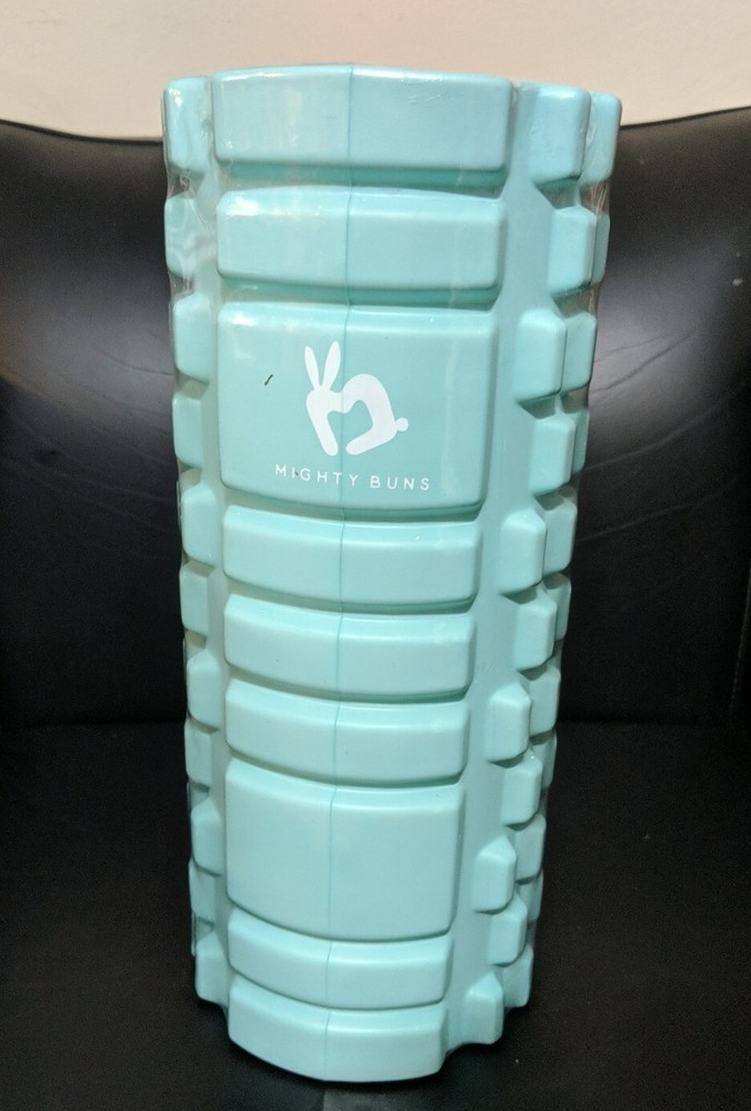 Mighty Buns Mint Foam Roller Exercise Roll Athletic Workout Gym Training Therapy