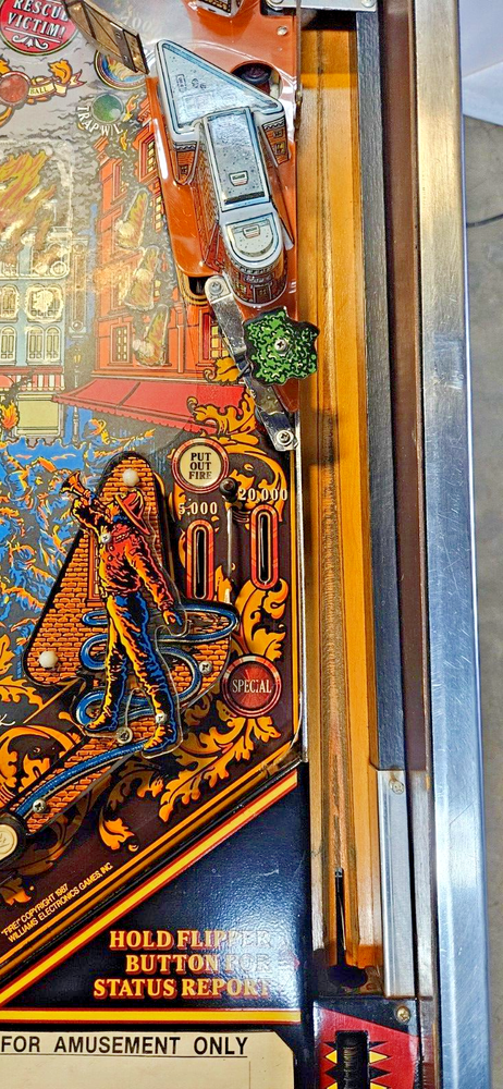 Fire! Pinball Machine Williams (1987) - 3527