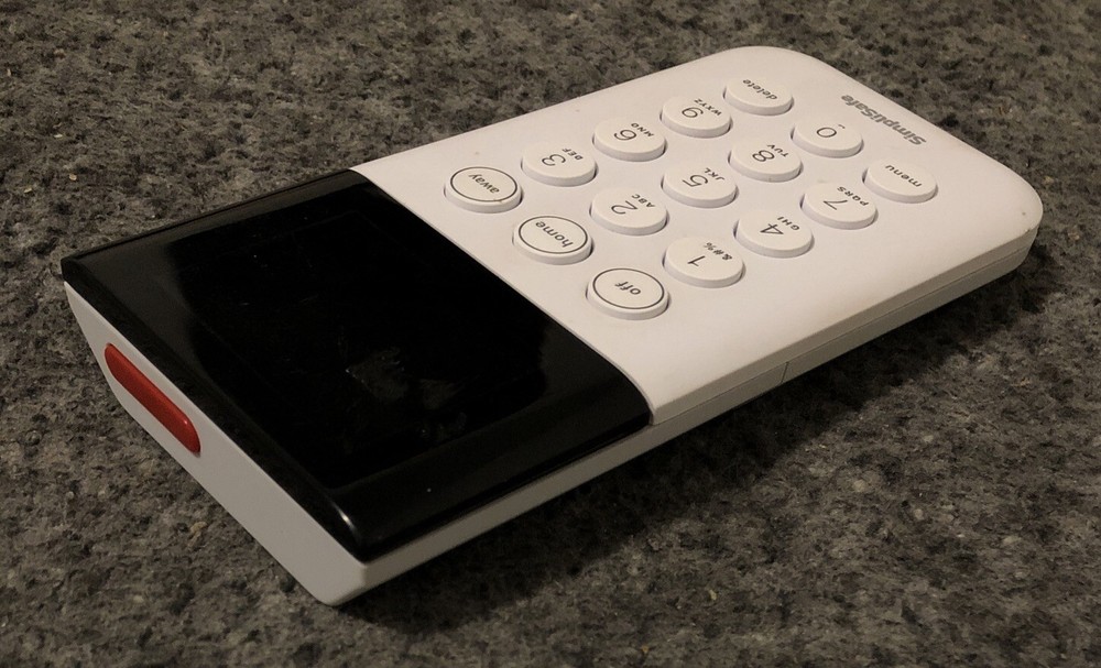SimpliSafe SSKP3 Security Keypad Remote White Wireless