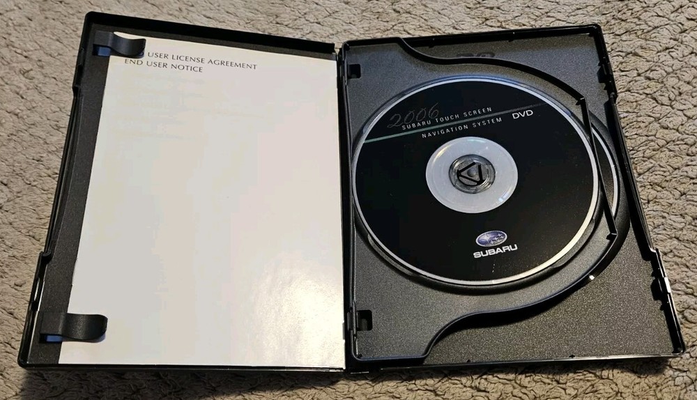2005-2006 Subaru Navigation System DVD's Tested Plays
