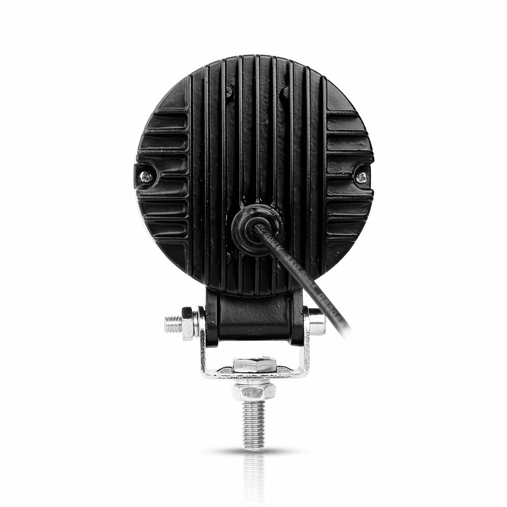 2pcs LED Halo Spot Light Motorcycle Bike Headlight Fog Light Blue Driving Lamp