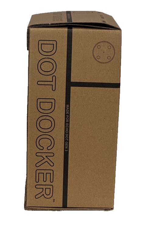 Echo Dot Docker Wall Mount for Dot Gen 3-New Sealed Boxes-Black