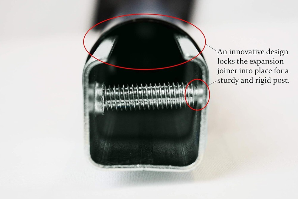 Mounted Mailbox and Floor Post Kit, Medium, Black