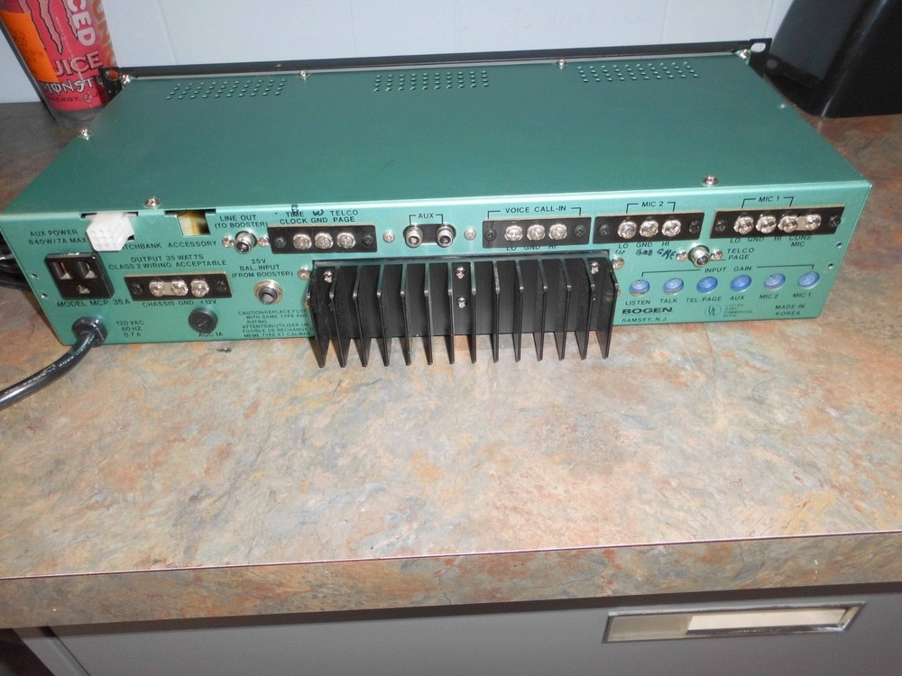 Bogen MCP35A Intercom Console Master Controller/Control Panel #413