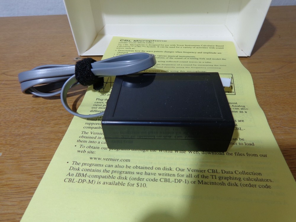 Vernier Software MCA-CBL microphone