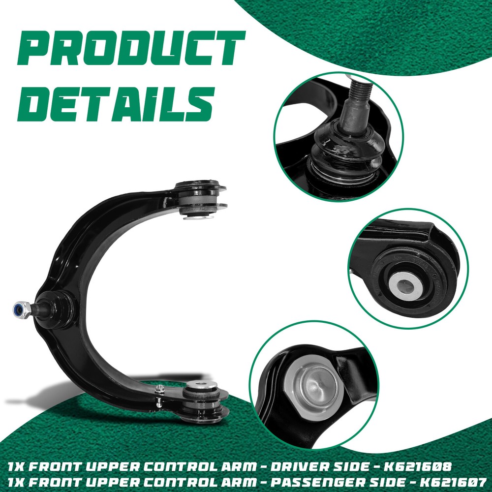 Front Upper Lower Control Arms Kit for 2011-2015 Dodge Durango Grand Cherokee