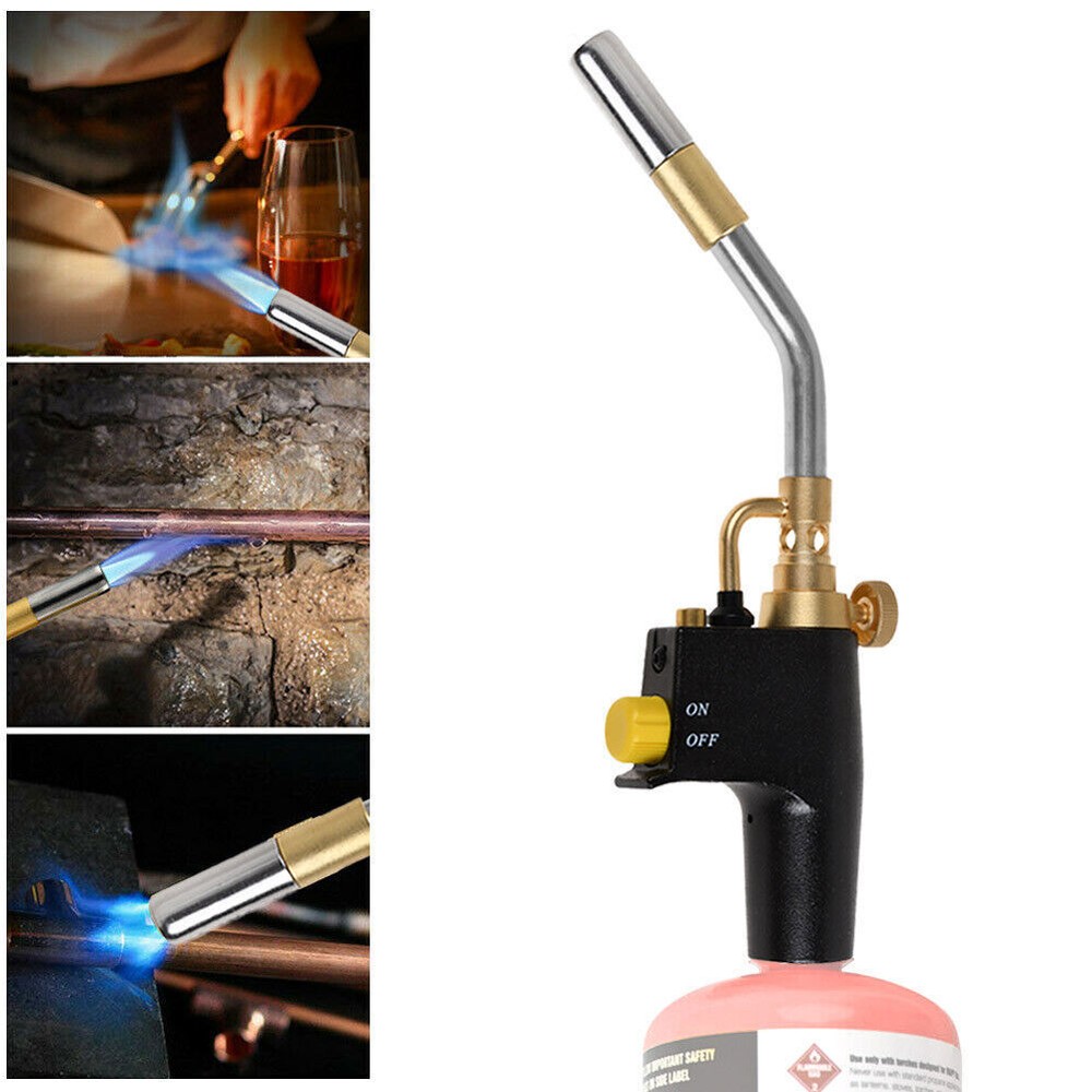 Propane Torch Head Trigger Start Mapp/Map Gas Welding Torch Push Button Igniter
