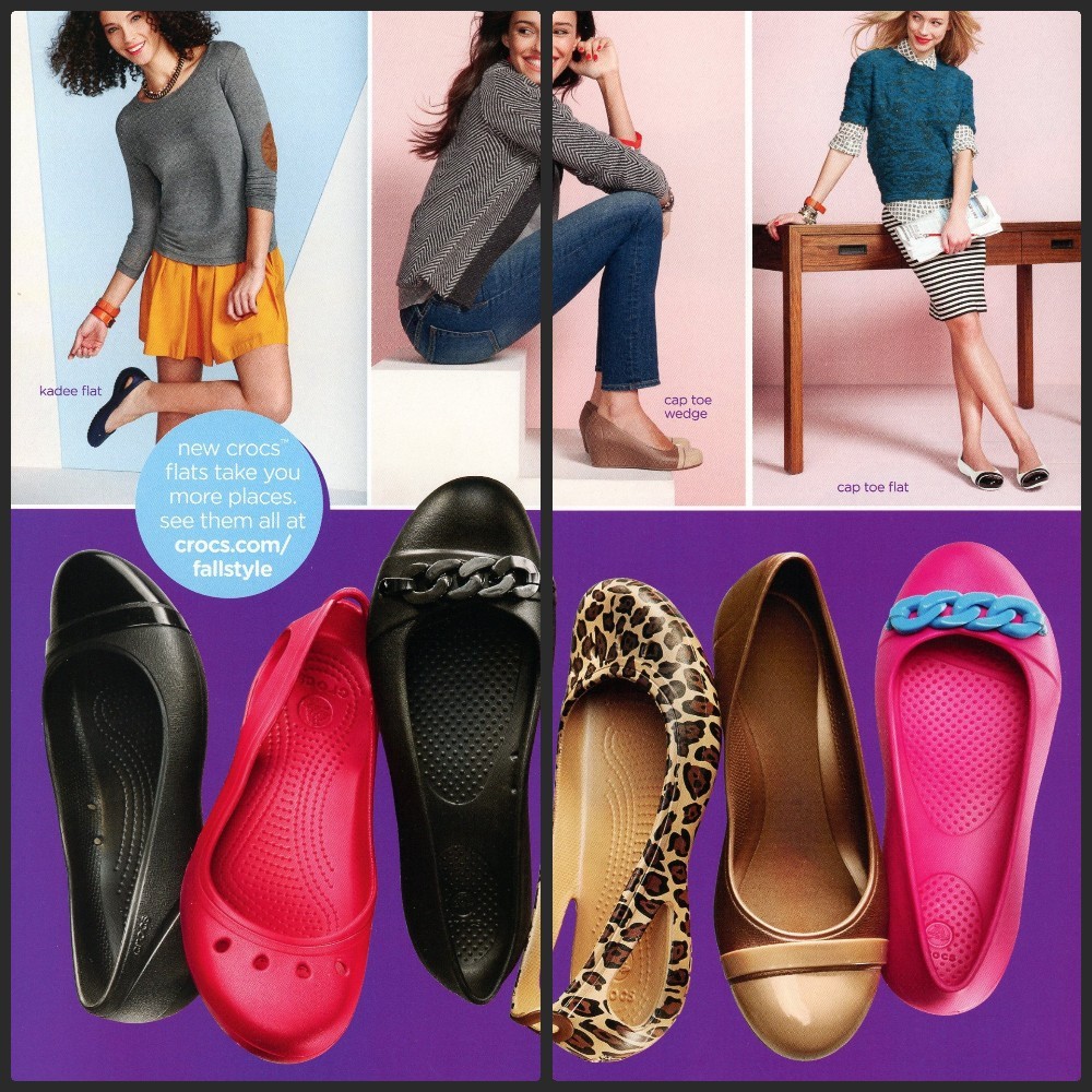 CROCS magazine AD #04 OOP 2017 FOLDABLE 5X11"
